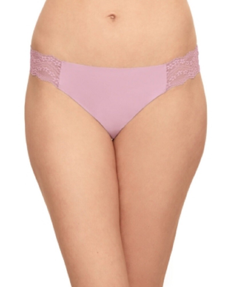 b.tempt’d by Wacoal Women’s B. Bare Thong Panty, Pink, Size 5 / Small