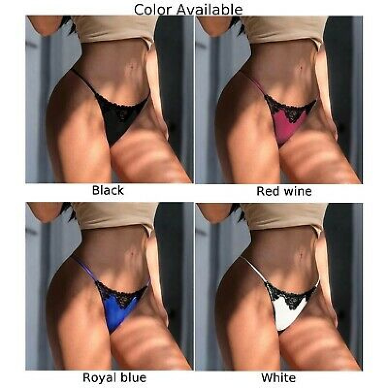 Womens Lace Panties V-string Thongs G-string Knickers Lingerie Briefs Underwear