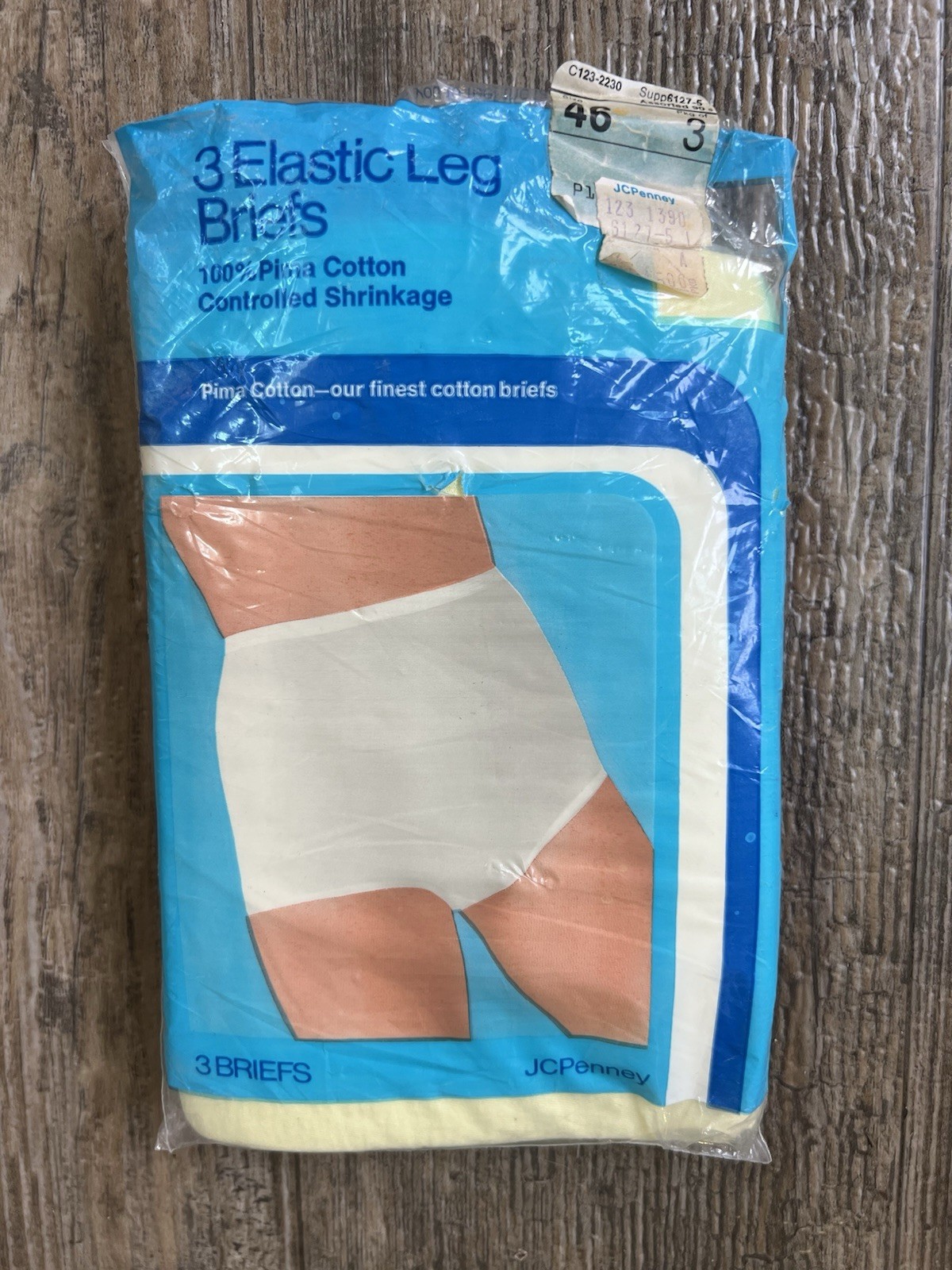 Vintage JC Penney Women’s Panties Pastel Sealed Size 46 (10) Cotton 3-pack