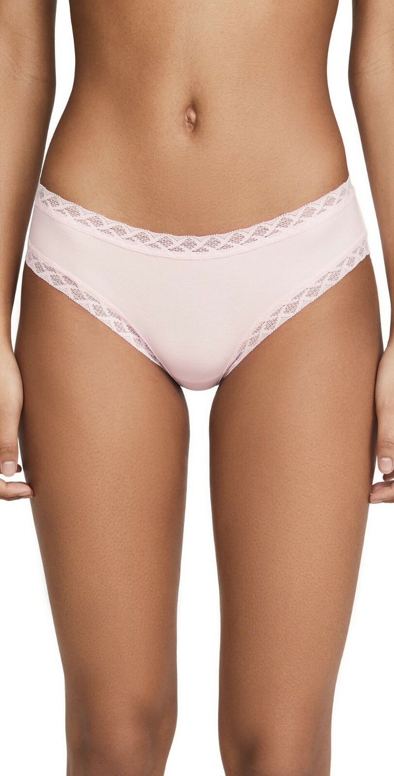 Natori Womens Blushing Pink Bliss Briefs Size Large L47052