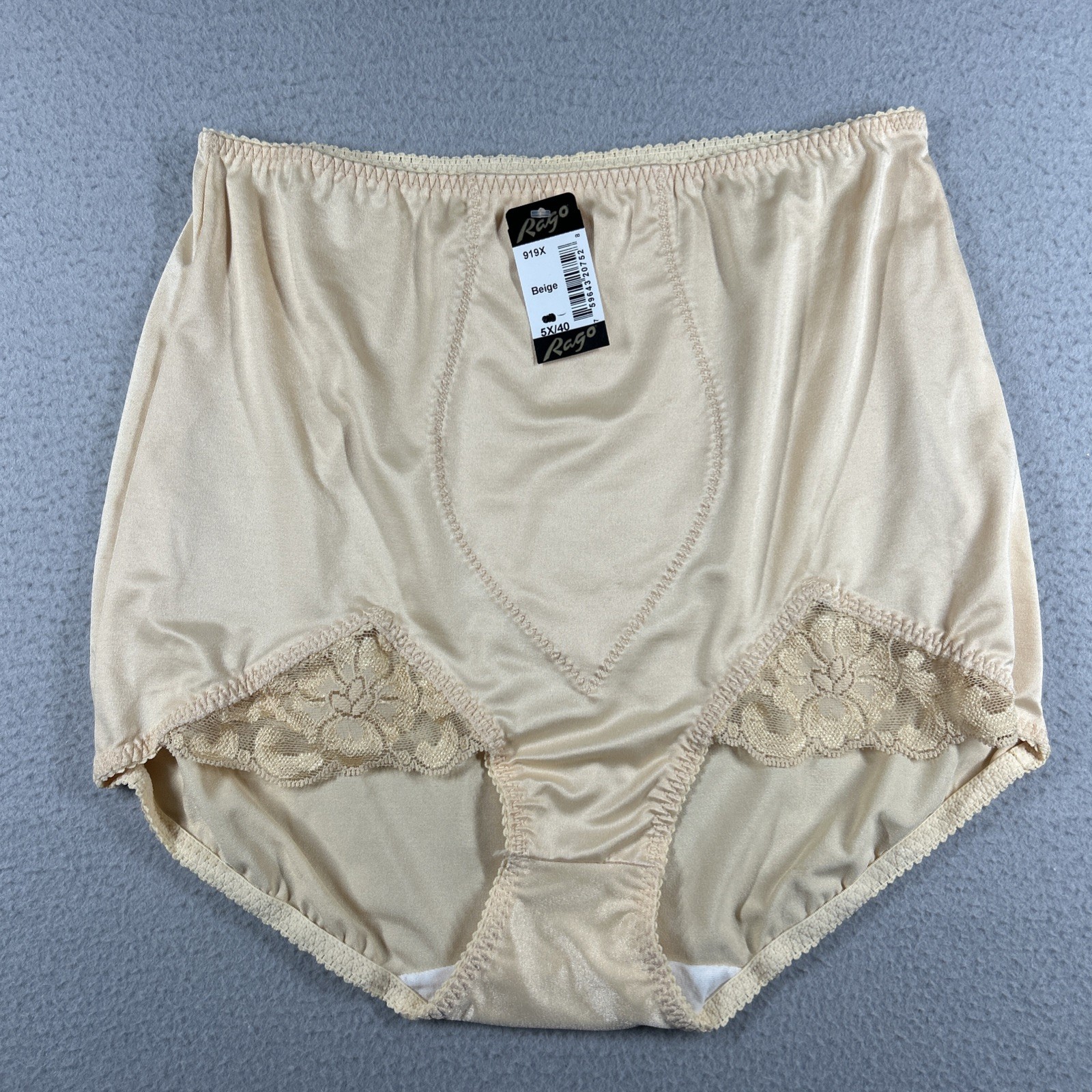 RAGO 919X Panty Brief Light Shaping Size 5X/40 NWT Beige