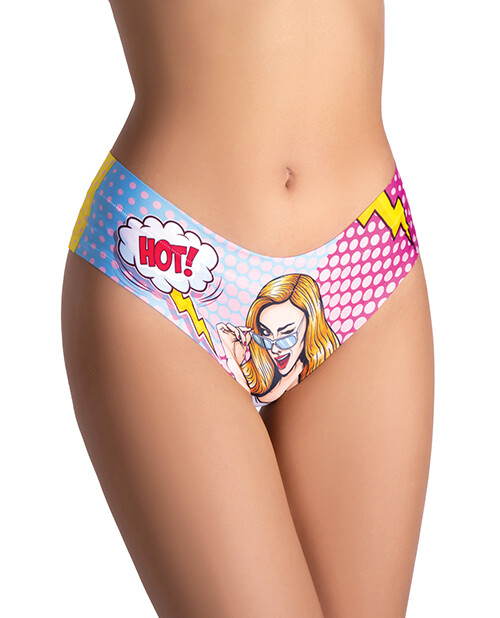 MEMEME COMICS HOT GIRL PRINTED SLIP S-XL