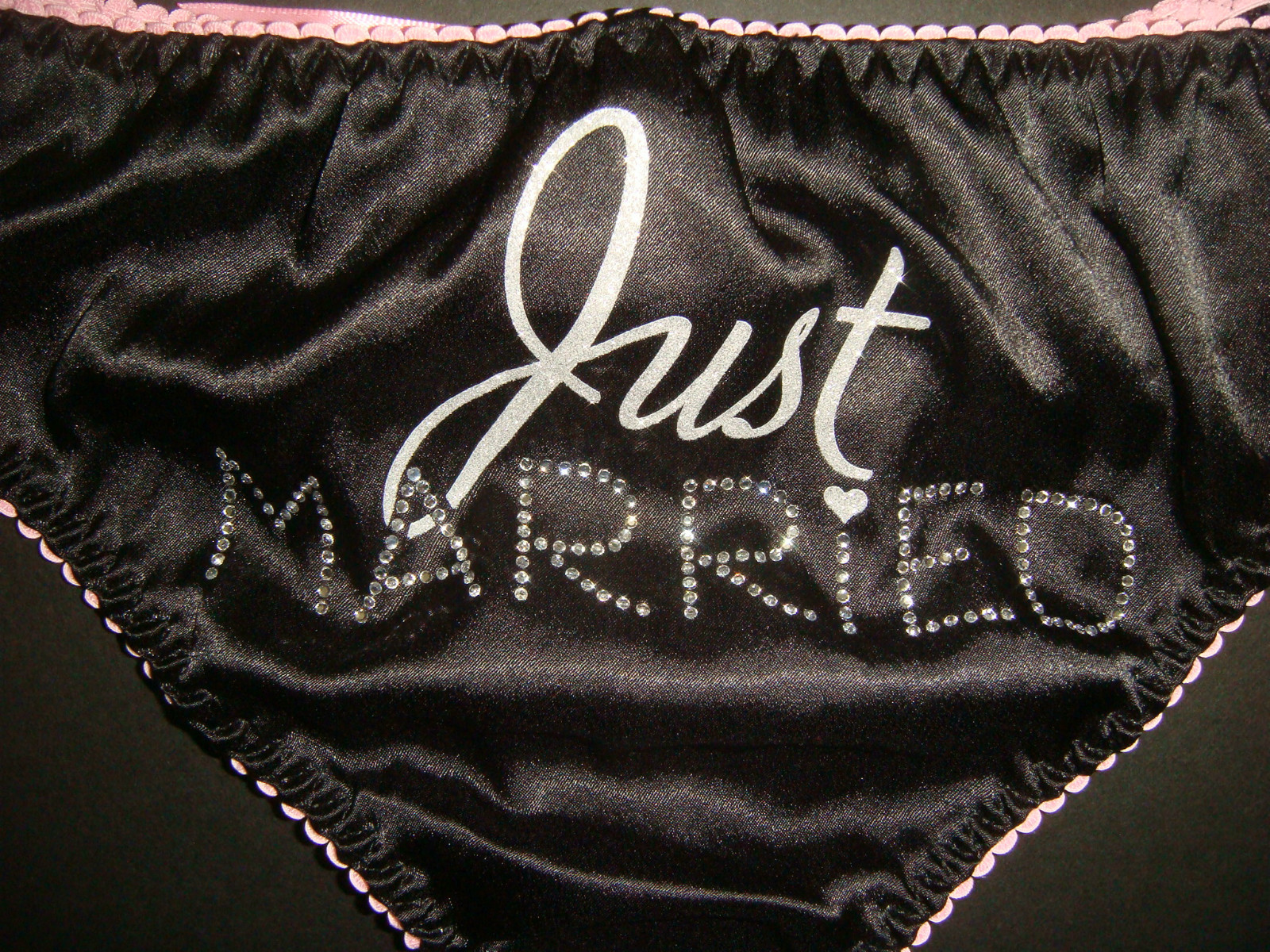 Victoria’s Secret S BABYDOLL+panty lot I DO BRIDE just married BLUE white BRIDAL
