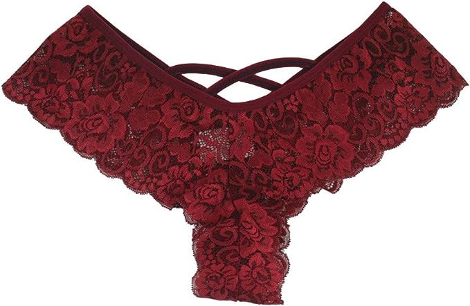 1/6 Pack Lot Womens Lace Panties Gstring Thongs See Through Underwear Lingeries