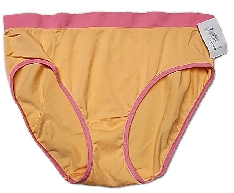 NWT Way To Celebrate Women’s Seamless Hipster Panty Size XL Orange & Pink