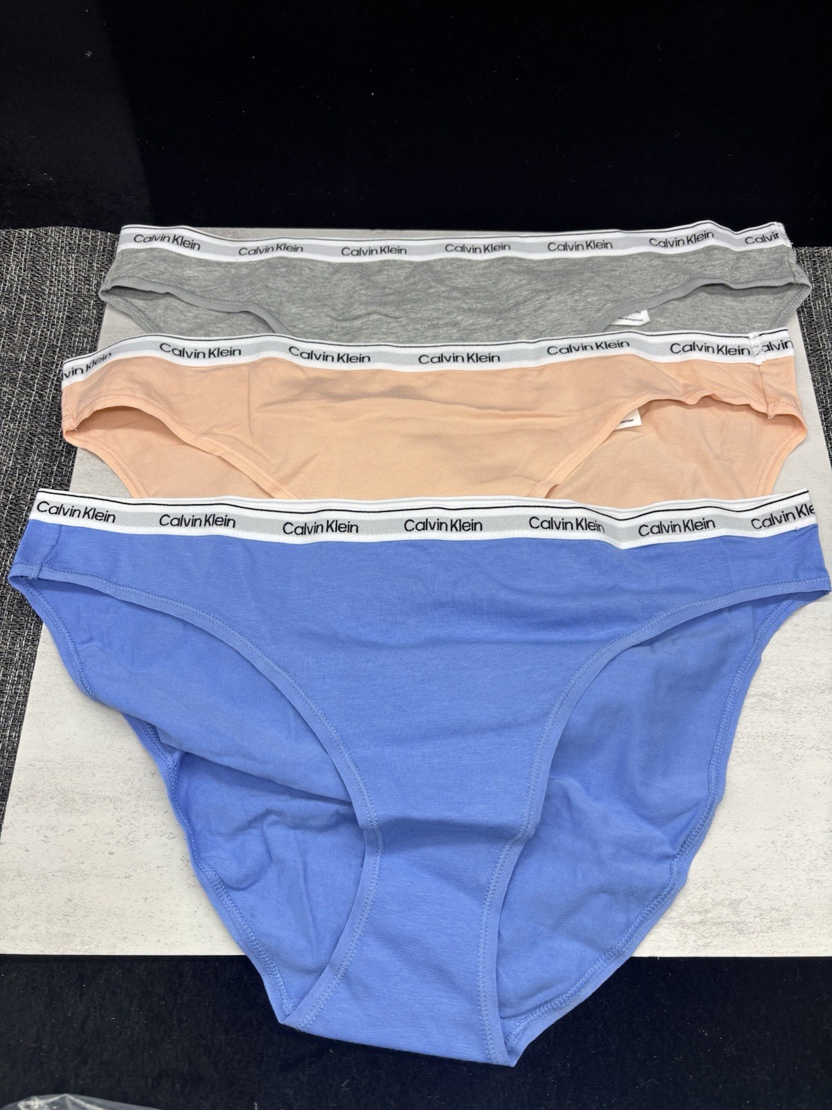 Calvin Klein womens Modern Logo Bikini (3) Size XL NWOT
