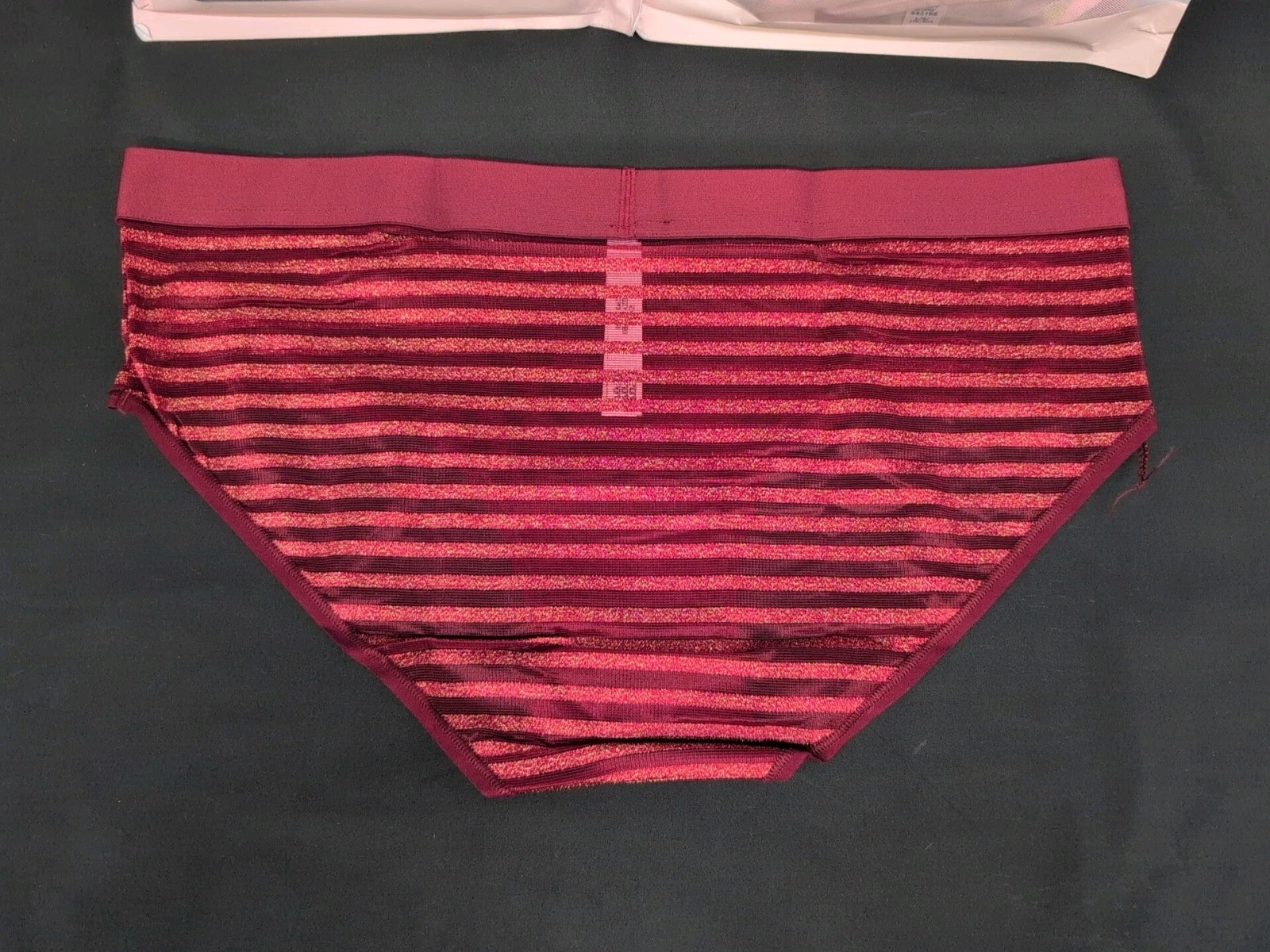 Victoria Secret Sheer Heritage Shimmer Hiphugger Panties L Multi 10Pcs