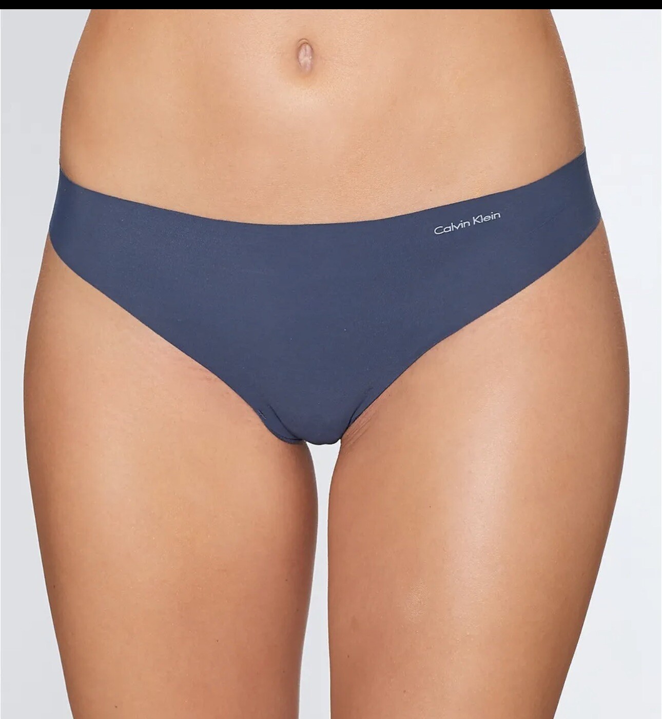 Calvin Klein QD3558 -Size: Small- 3 Pack- Invisible No Panty Line Thongs –