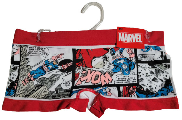 Official Marvel Heroes Comics Women’s Seamless Boyshort Panty Underwear!