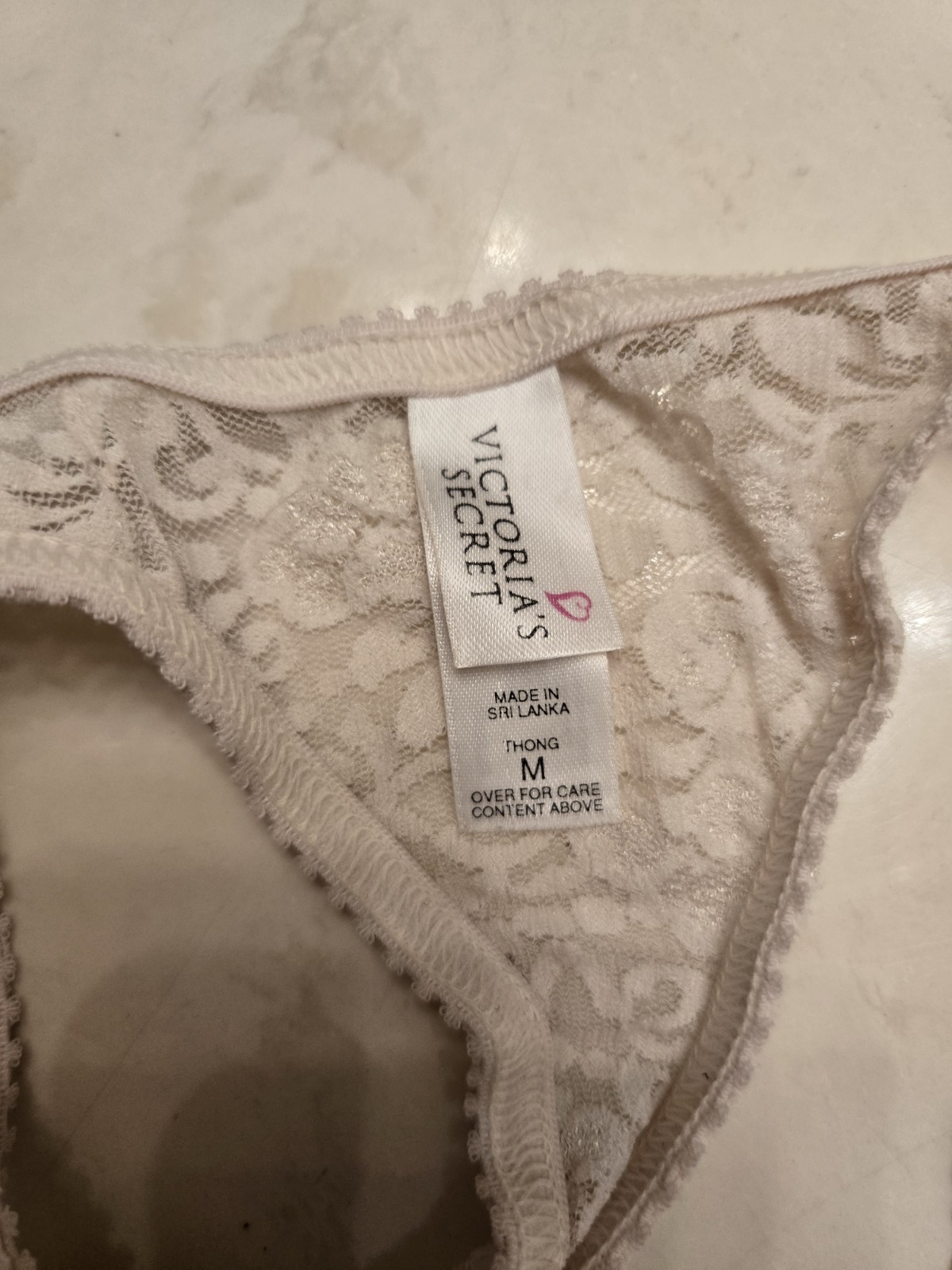 Victoria’s Secret 1990s Vintage Lace Thong x2 Size Medium 1997