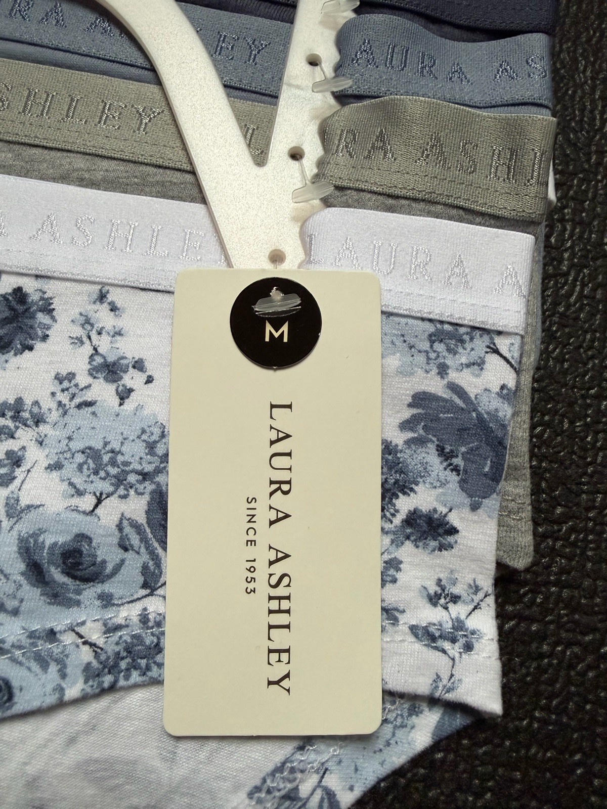 5-Pack LAURA ASHLEY Cotton Soft Hipster Panty sz M Set Bundle Lot Tag Free
