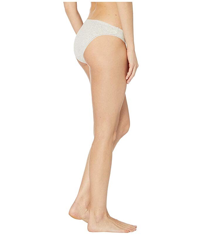 OnGossamer Cabana Cotton Hip Bikini Panties in Heather Grey L58021 Womens Size M