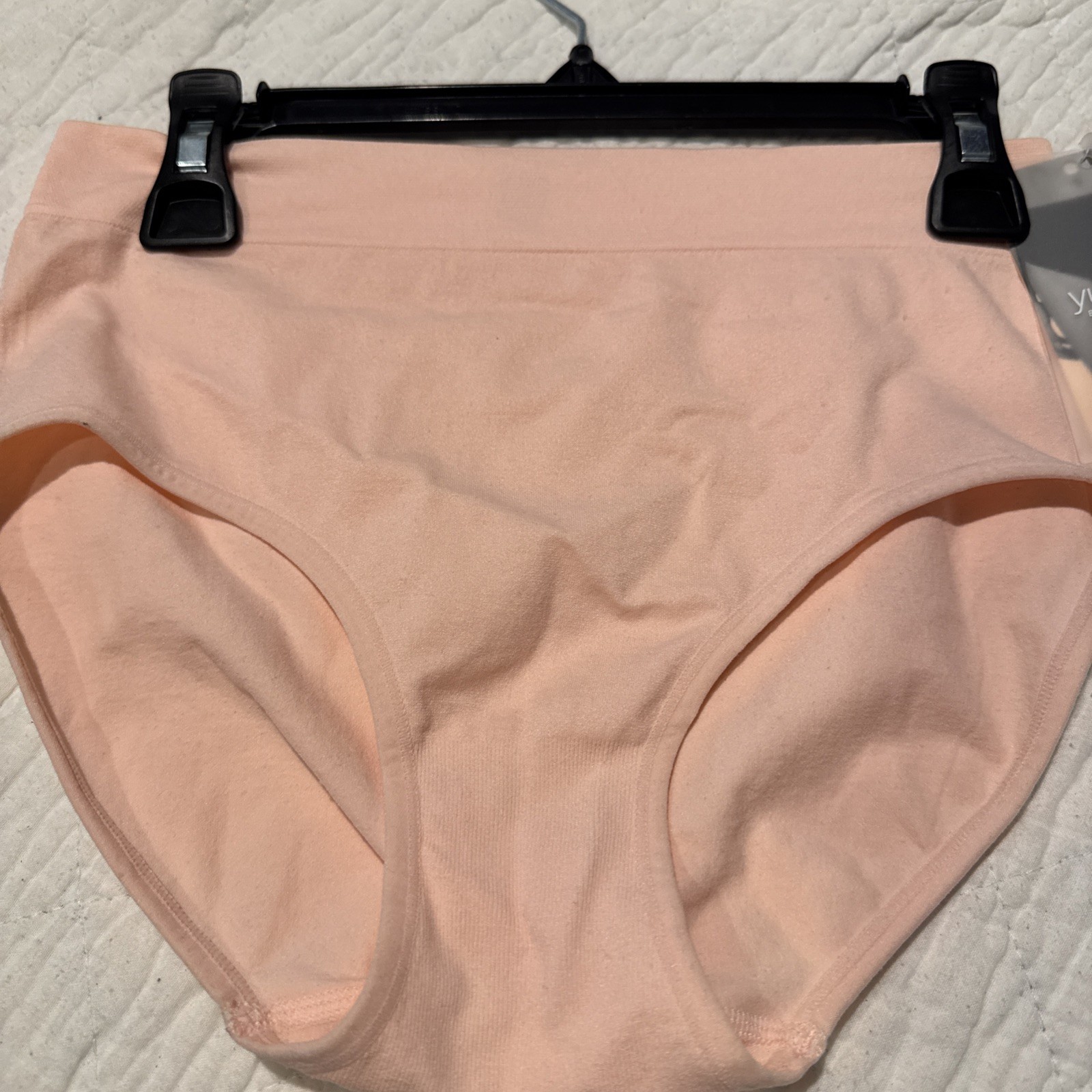 NWT Yummie Heather Thomson 1-Pk Briefs Panties Size Small Peach