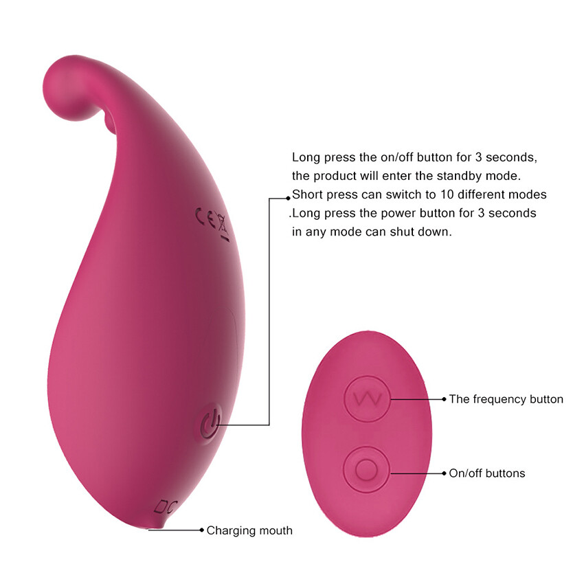 10 Mode Wireless Remote Control Double Vibra Panties Rechargerable Women Toys