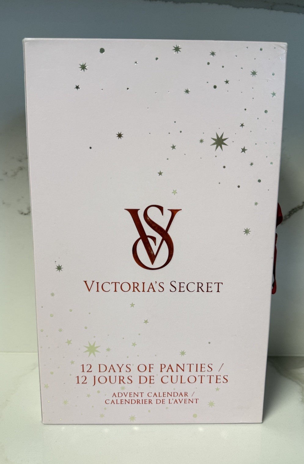 VICTORIA’S SECRET 12-Pack Bikini Panties Holiday Advent Calendar Size XL