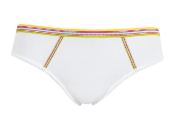 Hering Junior Ladies Low Rise Rainbow Trim Hipster Bikini Panty 6668