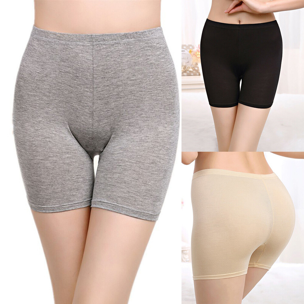 Womens Stretch Safety Under Shorts Underwear Boxer Briefs Panties Knickers
