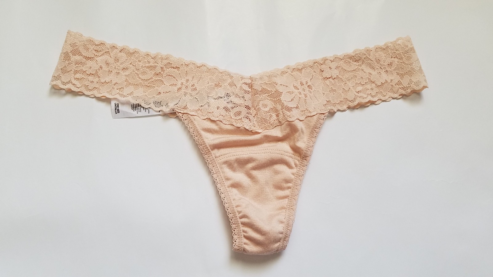 Hanky Panky DreamEase Low Rise Thong, Chai, One Size