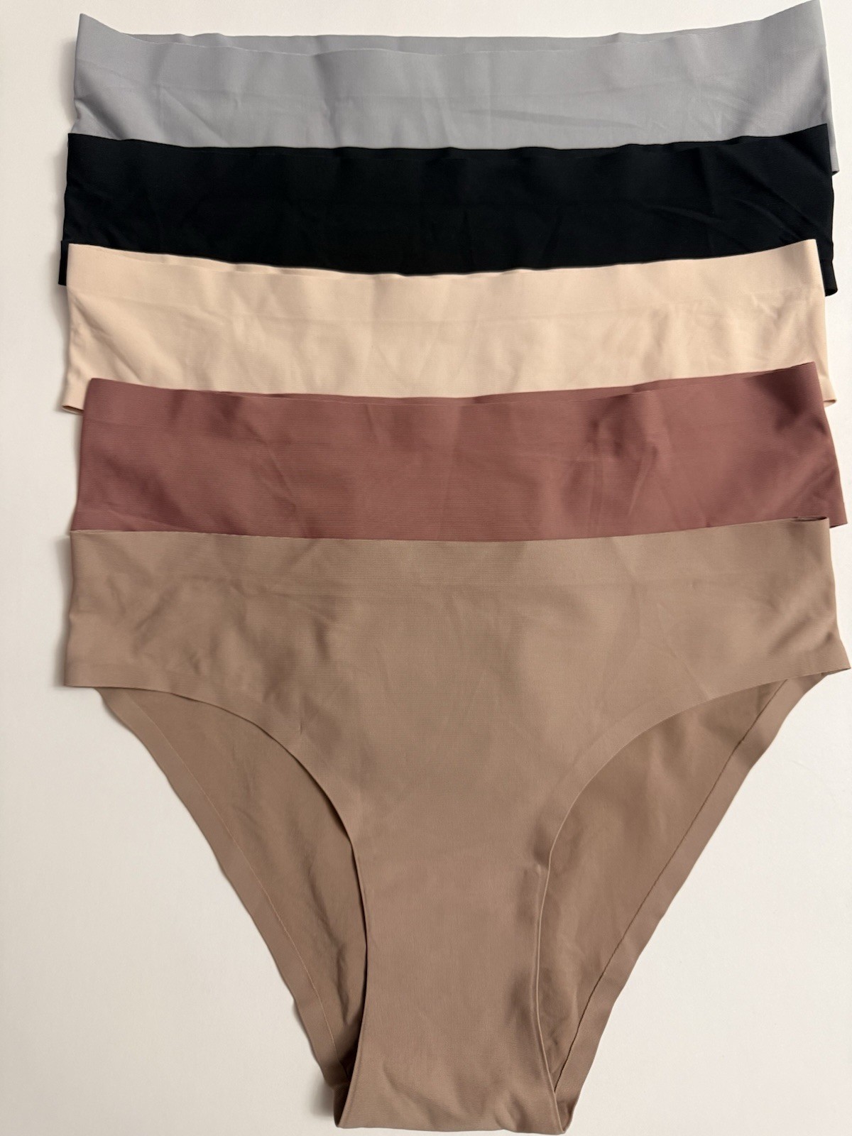 New 5 Pack Women’s Brief Panties Polyamide Elastane Size S Multicolor