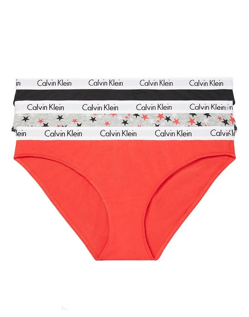 Calvin Klein 3-Pack Carousel Bikini L45743 Women’s Size S