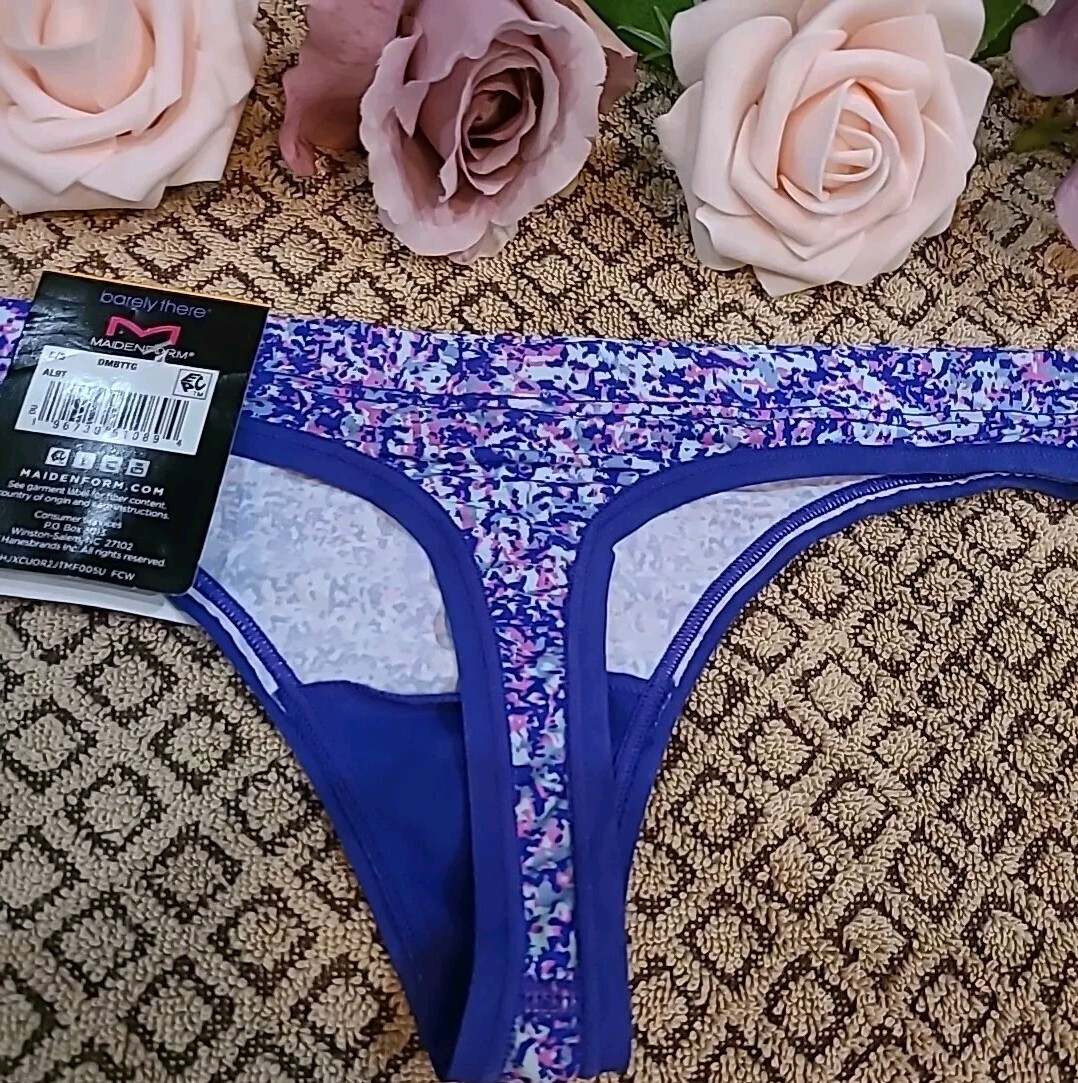 Maidenform DMBTTG Barely There Invisible Look Thong S/5 nwt $13