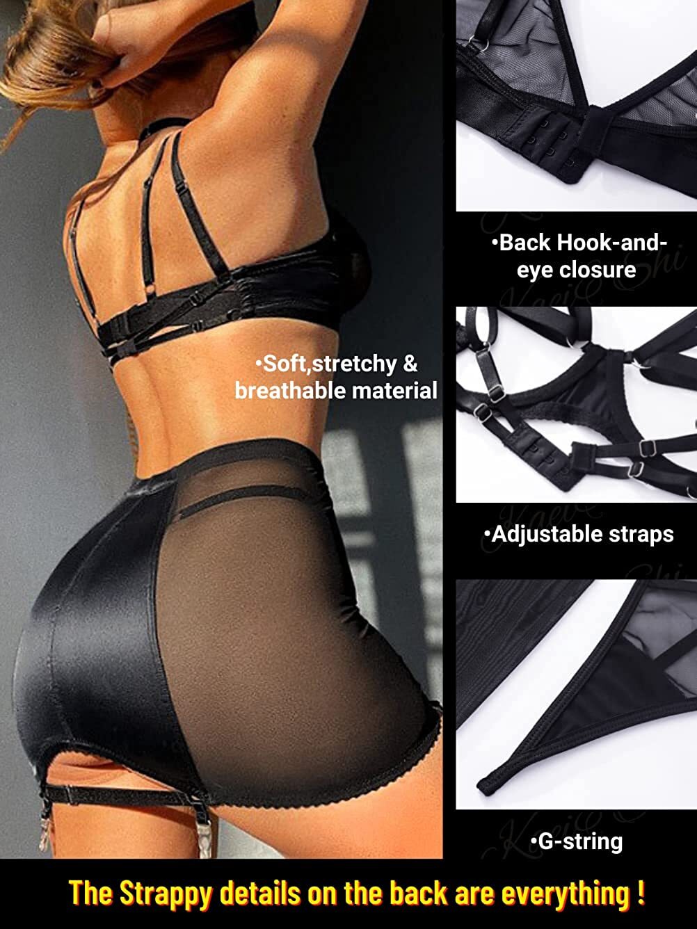 Women’s Sexy Lingerie Sleepwear Babydoll Underwear Lace Dress G-String Nightwear