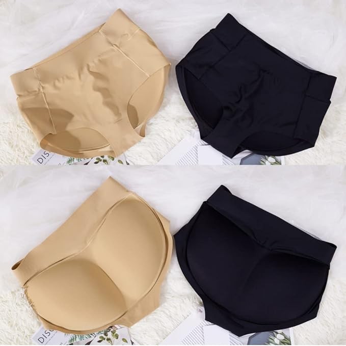 Booty Shaper Padded Underwear Panty Womens Fake Ass Butt Lifter & Hip Enhancer