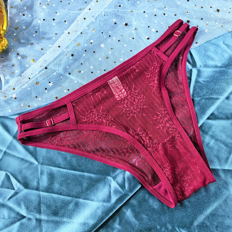 4 Pack Lot Sexy Womens Lace See Through Panties Briefs Underwear Lingeries Sissy