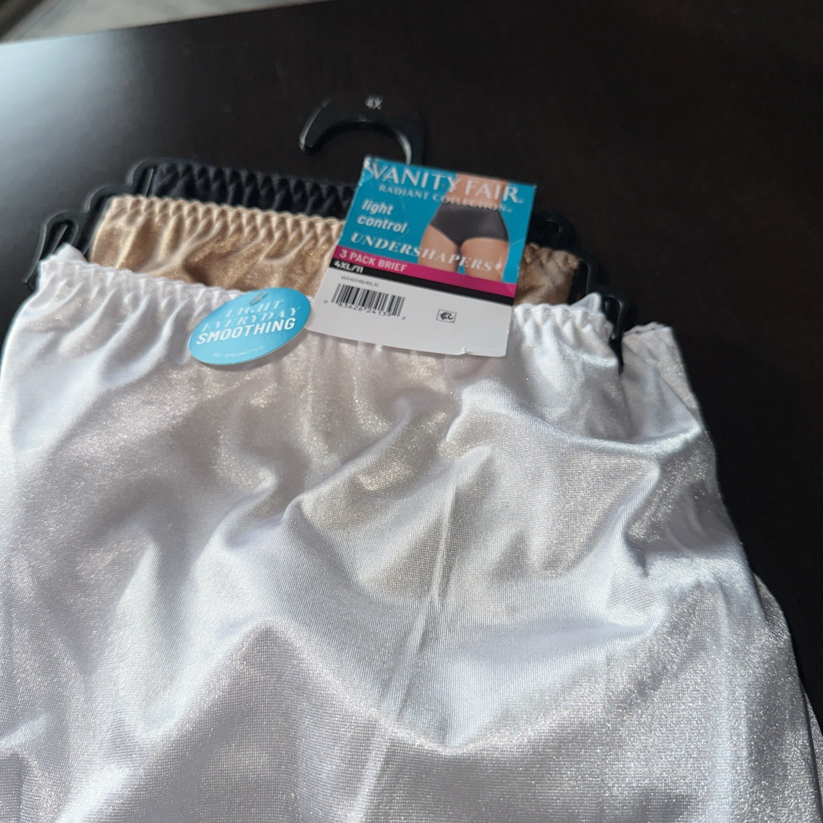 Vanity Fair Radiant Undershapers Brief Underwear 3 Pair Nylon Women 4XL/11