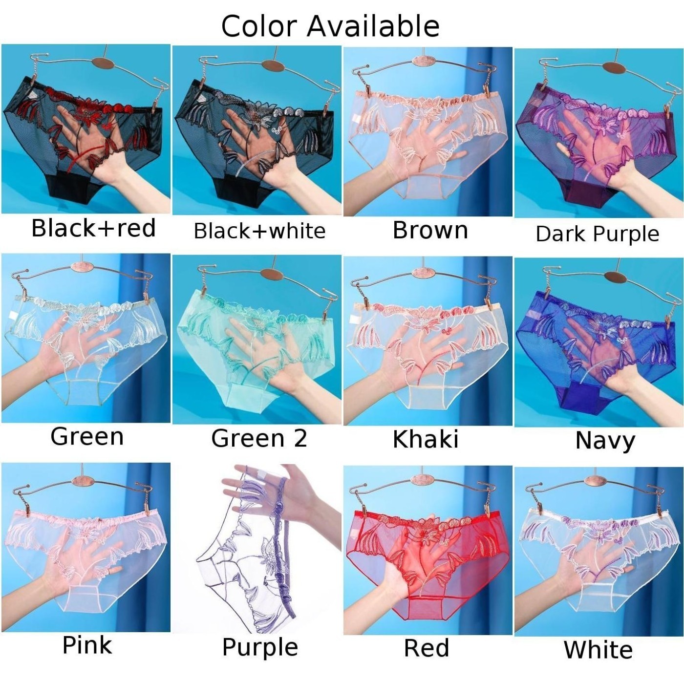 Panties Women Briefs Sexy Transparent Underwear Breathable Comfortable