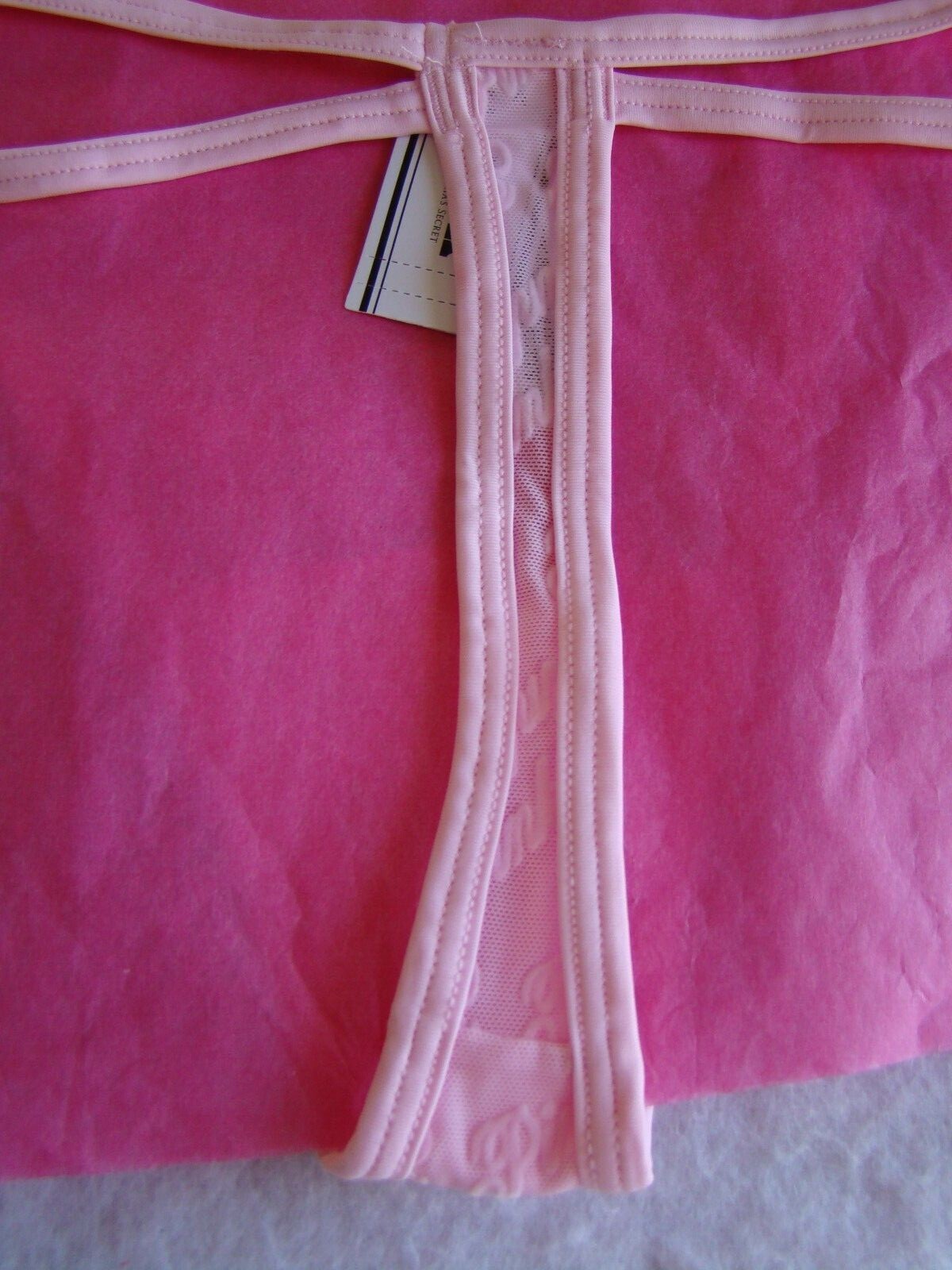 New Victoria’s Secret Pink PINK Logo Pattern All Over Thong String Panties