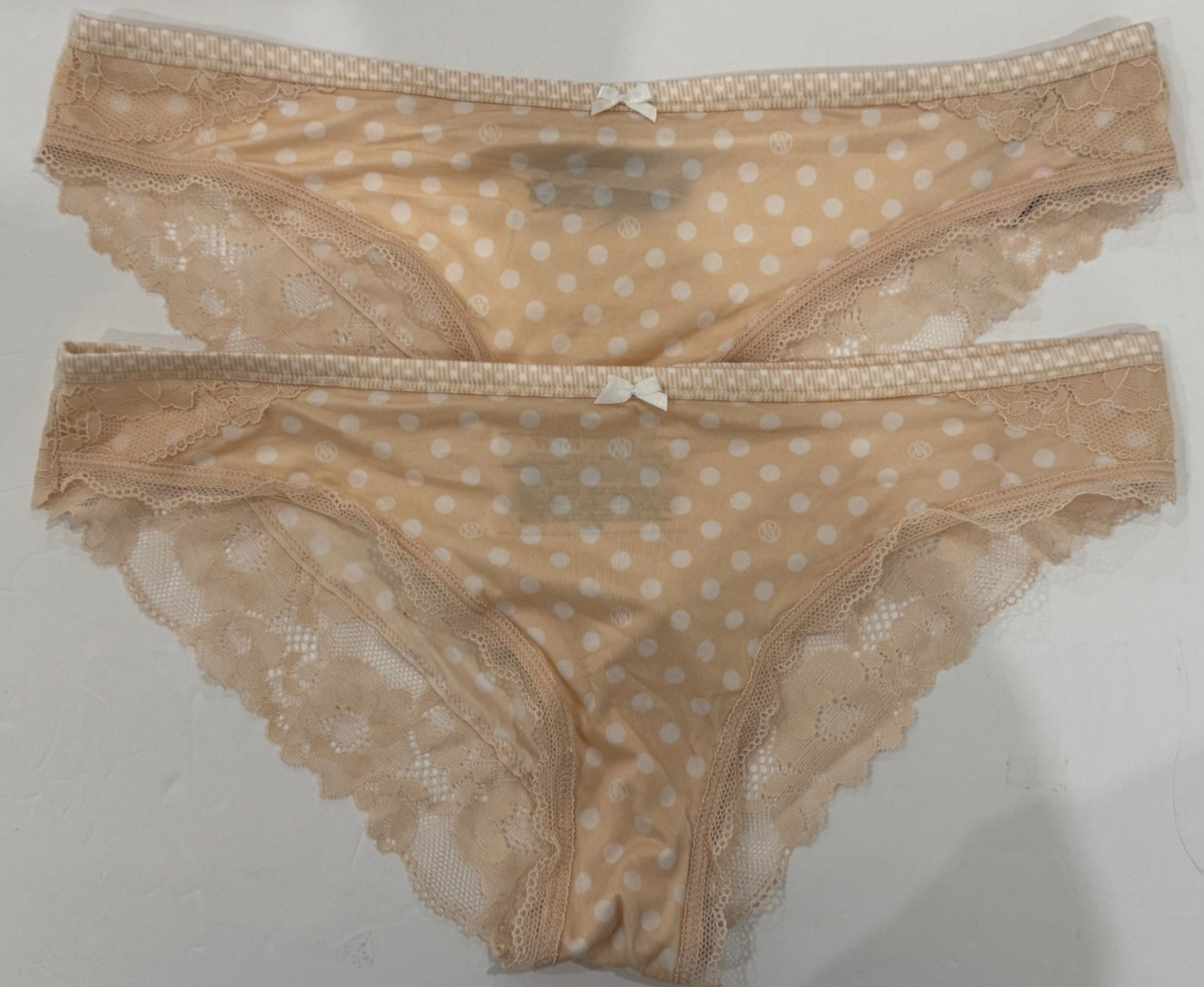 Victoria’s Secret Cheekini / Culotte Bikini Polka dot Panty M Pack of 2