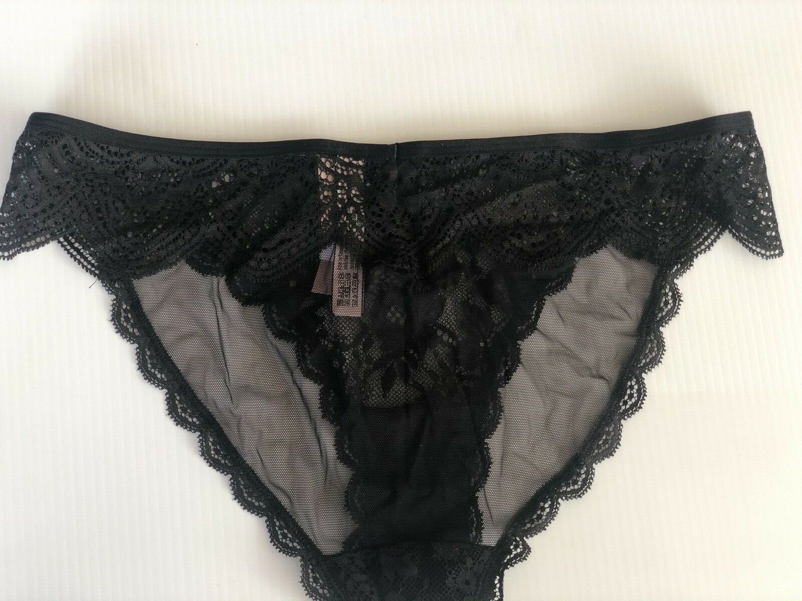 Victoria’s Secret Dream Angel Floral Lace Cheekini Panty XS M Low Rise