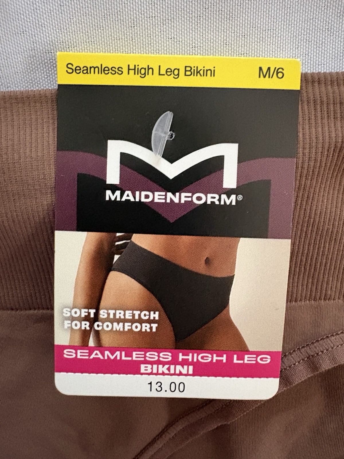 NEW Maidenform Seamless High Leg Bikini Panty Women’s Size Medium 2 Pair DM2317