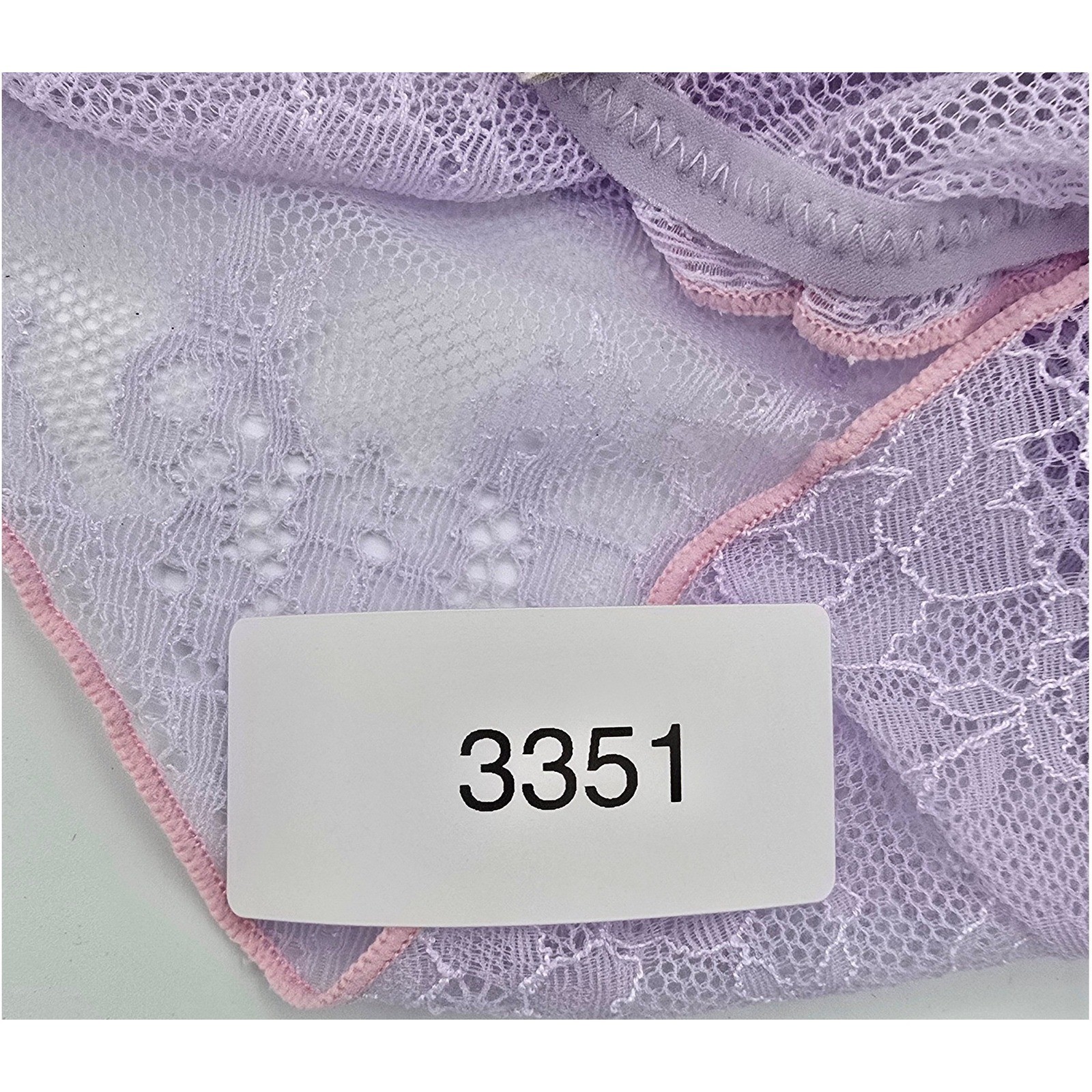 Intimately Free People Gia Tanga Fairy Tale Combo Lace Thong Purple Ruffle Large