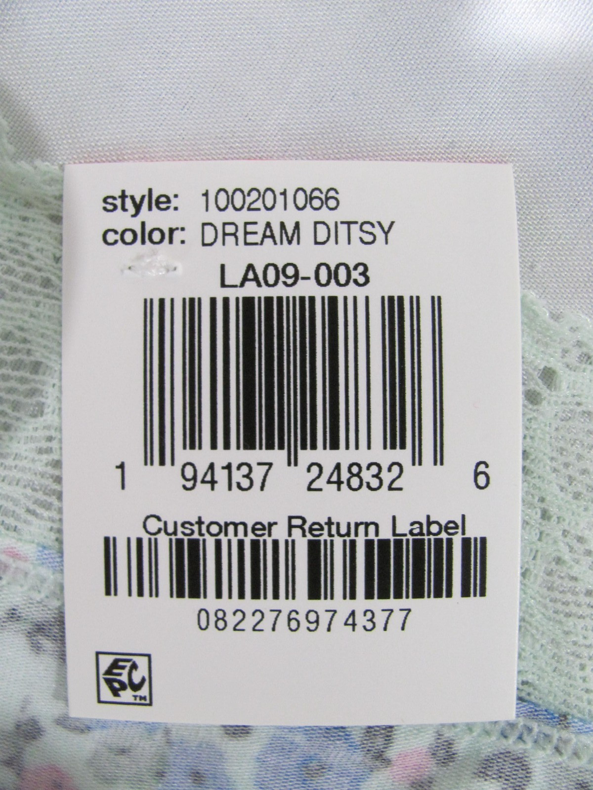 NWT Women’s Size XS STATE OF DAY Hipstear Style Flowers Panty Underwear