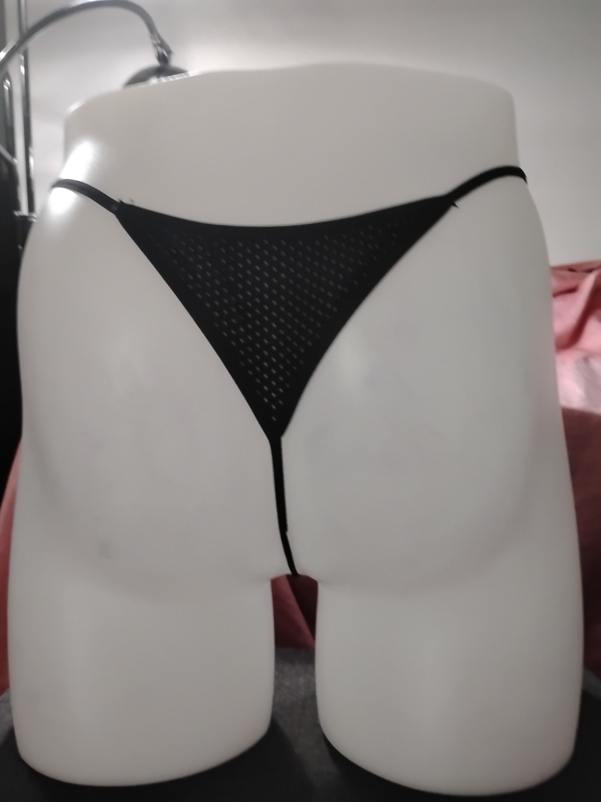 Male Basics Black G String L/XL