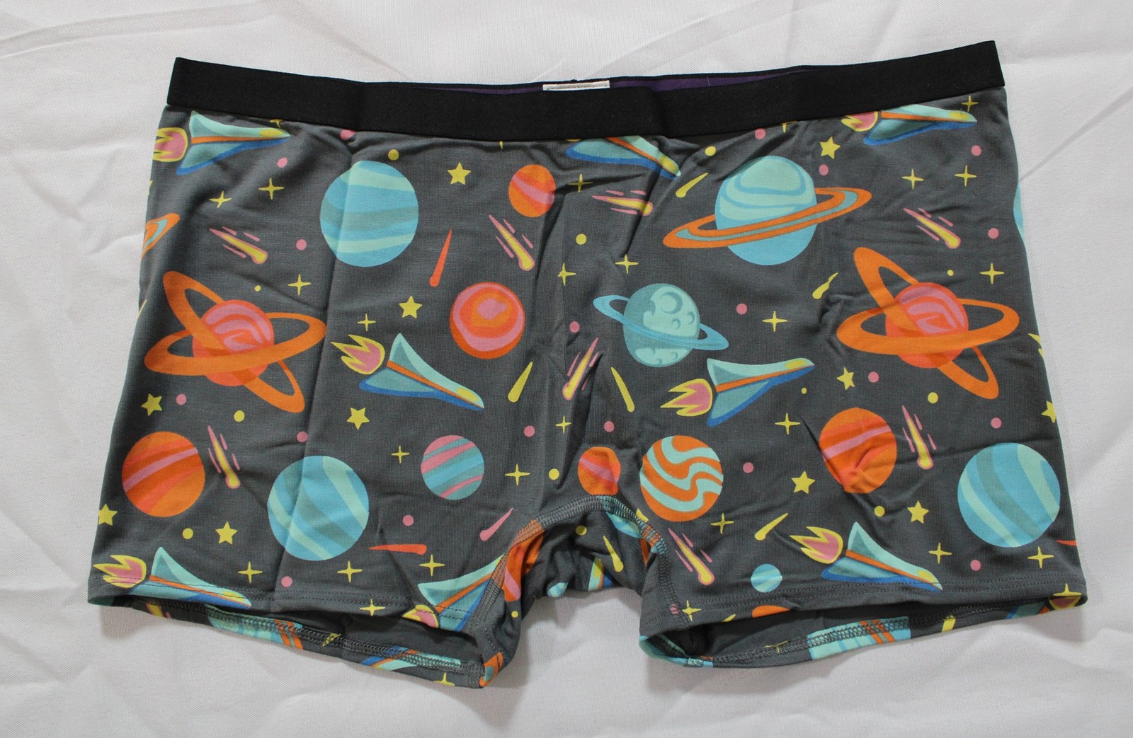 MeUndies Women’s UltraModal Core Boyshort Panty ZG3 Blast Off Large NWT