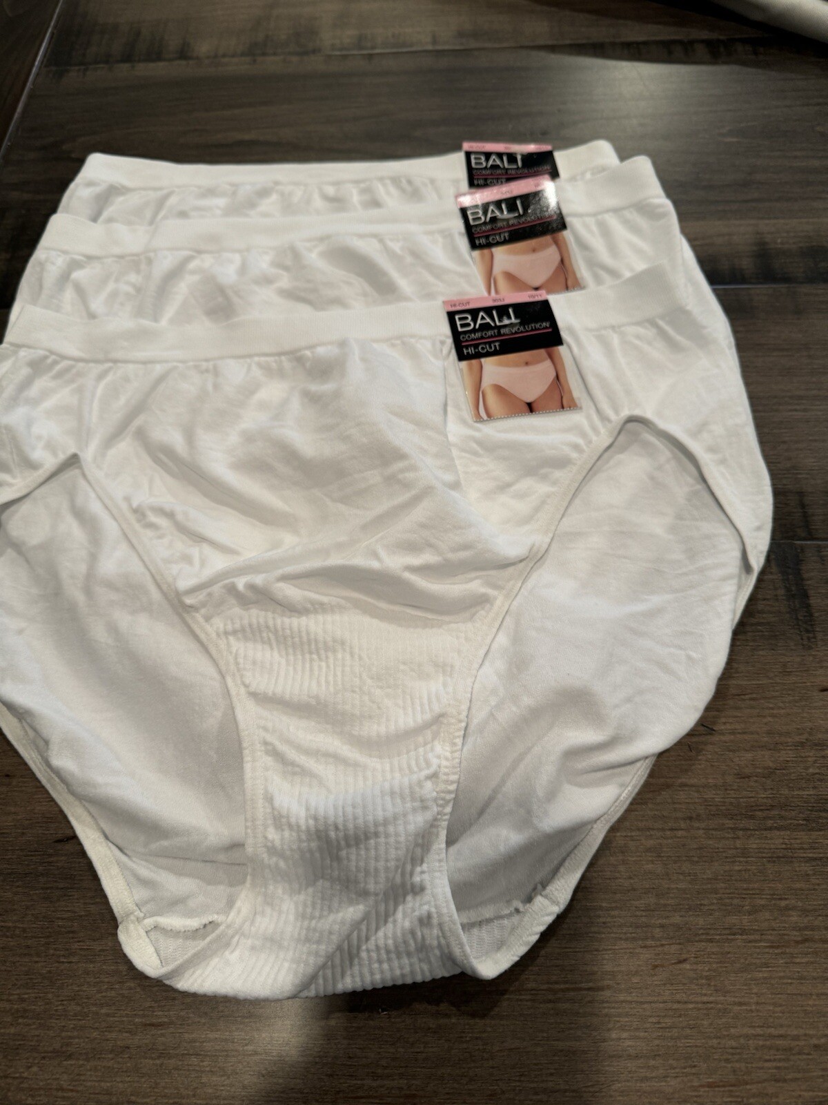 Bali Women’s Underwear Panty 10/13 Comfort Revolution Hi Cut Seamless 3 Pair