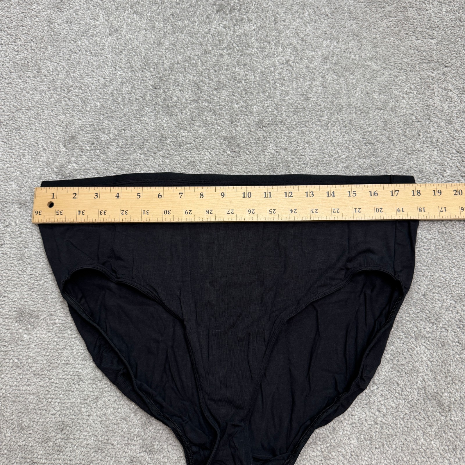 Duluth Trading Co Dang Soft Briefs Underwear Womens 2X Plus Black Stretch NWT