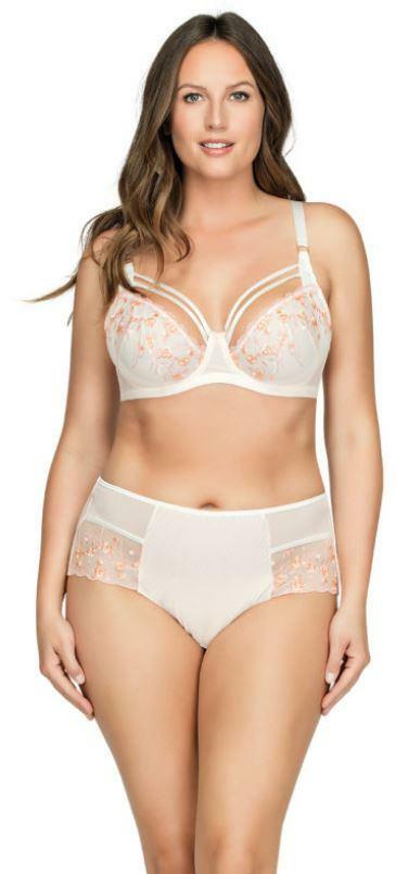 Parfait by Affinitas Briana High Waist Brief Panty 5675 Sizes S- 4XL Petal Pink
