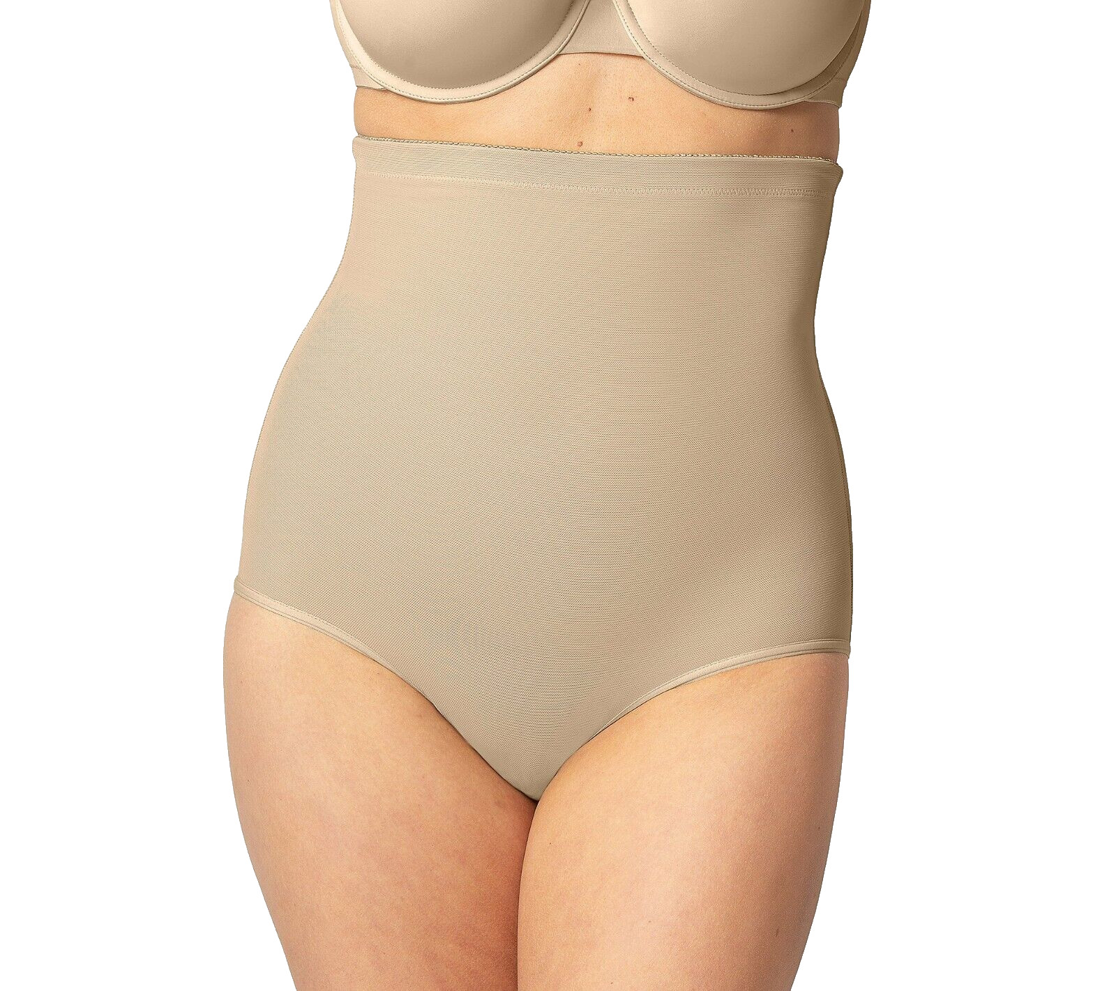 Anti x Proof~High Waisted Smoothing Shaping Brief~Medium~Beige~A520844 8661