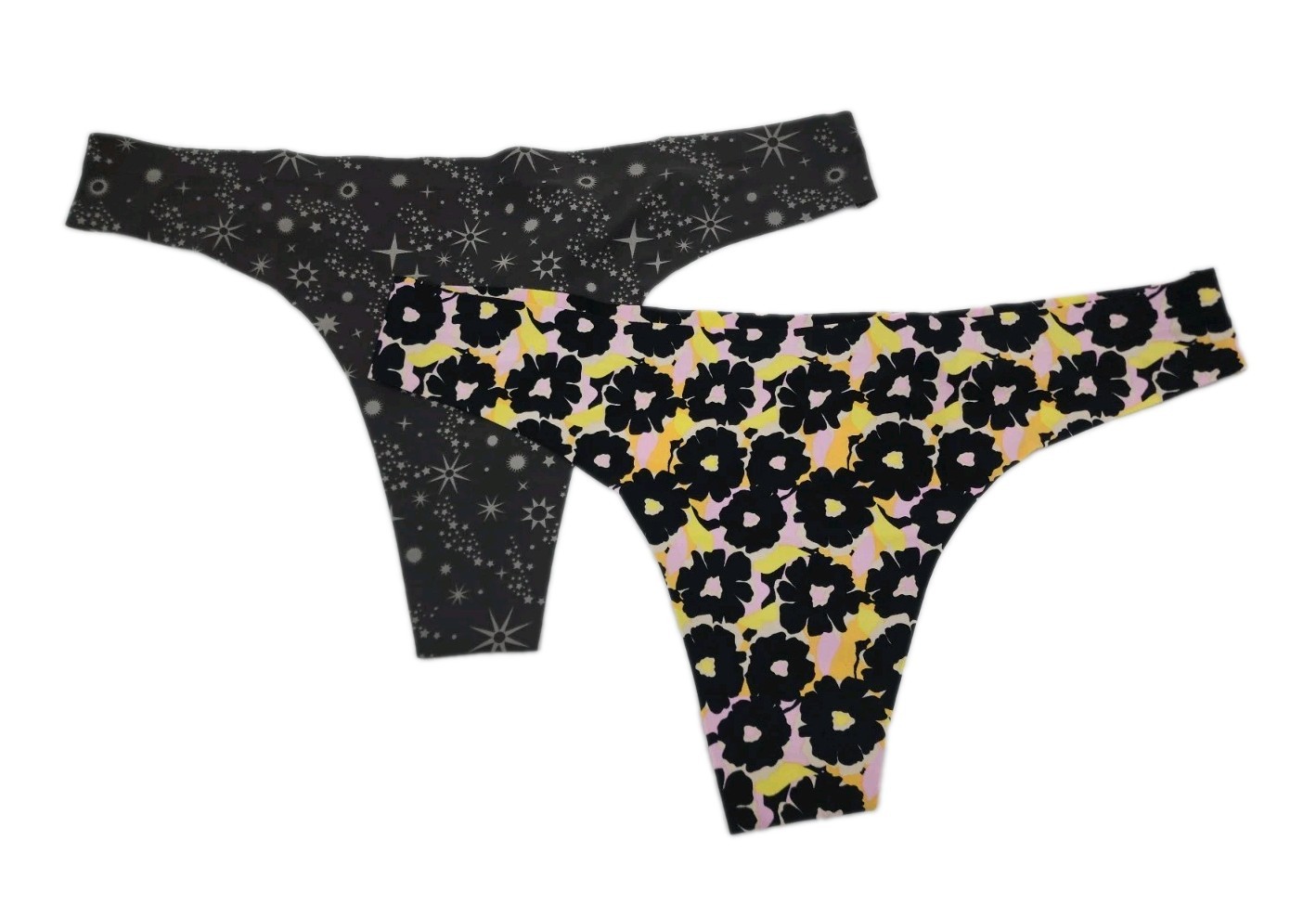 Set Of 2 Cheek Boss Women’s Size Medium Multicolored Underwear Pantie Thongs