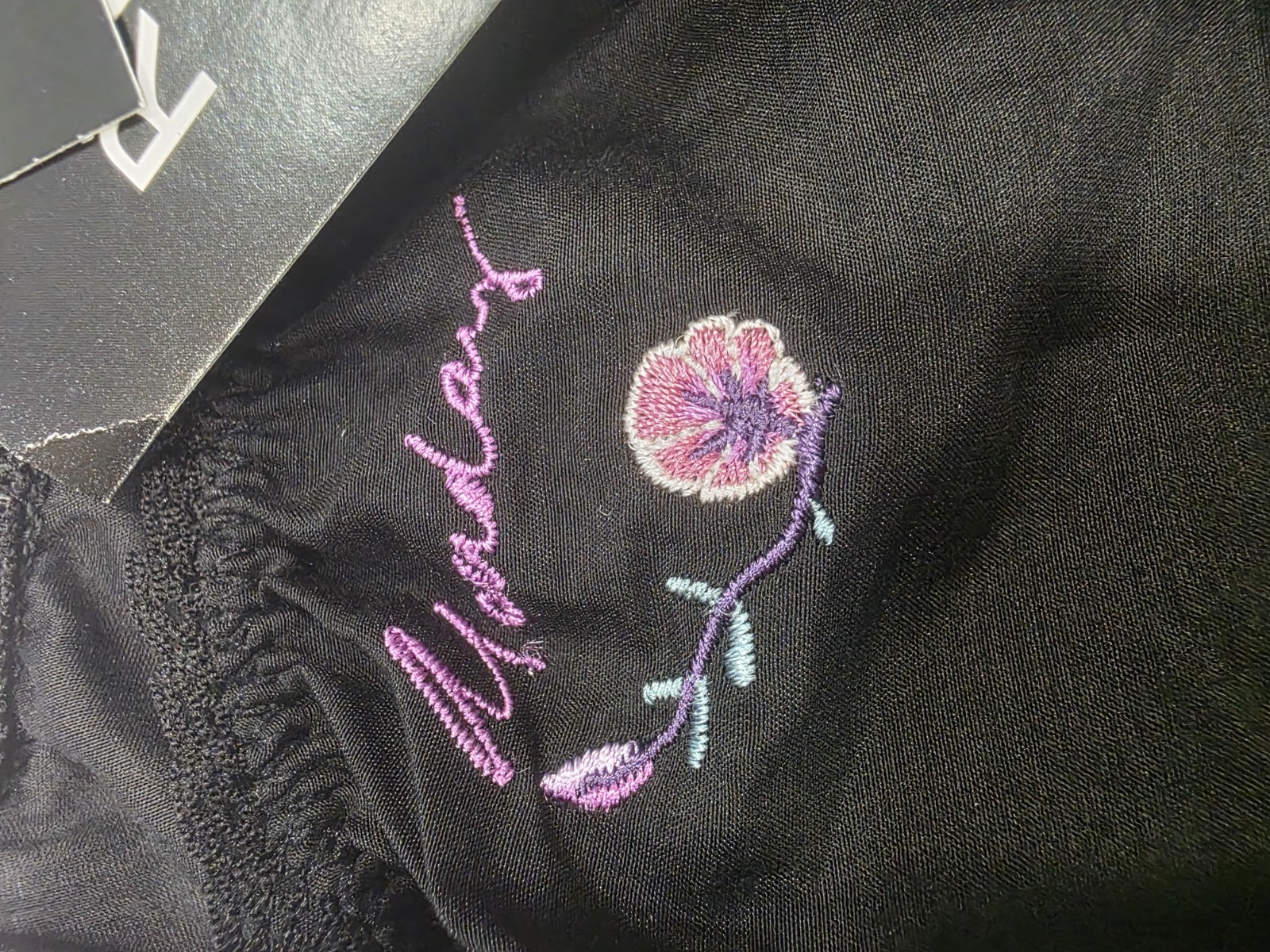 NWT Stella McCartney Panties Monday Week Silk Blend Lingerie Size M Vintage