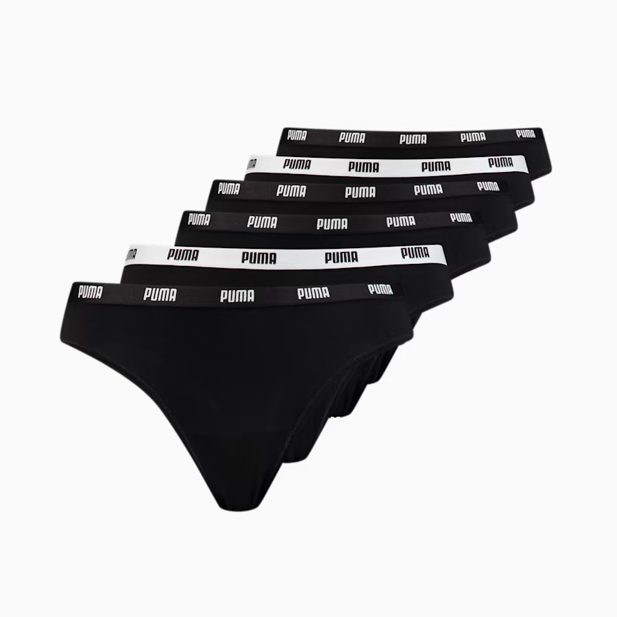 PUMA Women’s Strings 6 pack- Size Medium