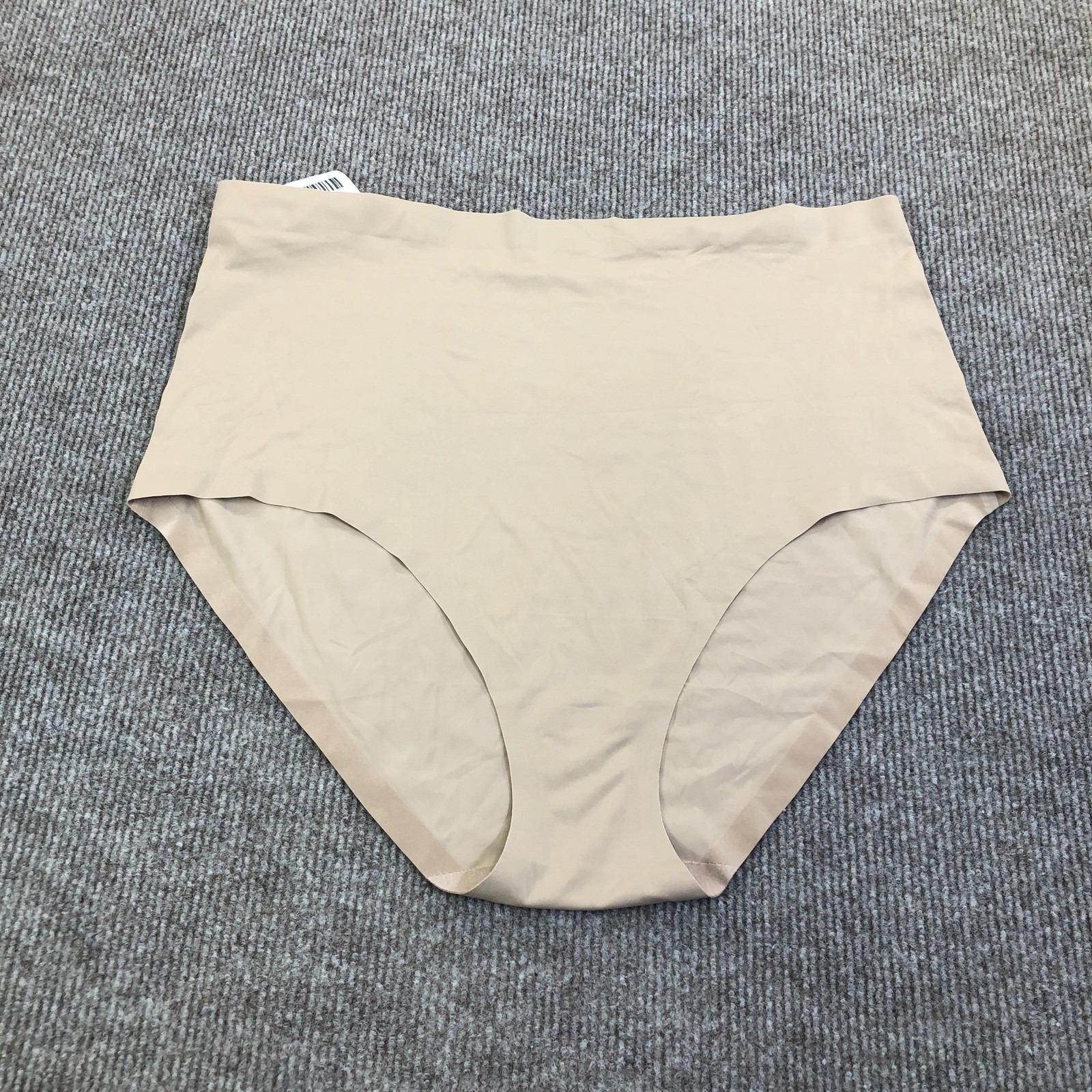 Underwear Womens L Beige Seamless High Waist Brief Panties Microfiber Stretch