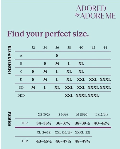 2 Pk Adore Me Women’s Marley Strappy Thong & Elizabeth Brazillian Underwear 3X