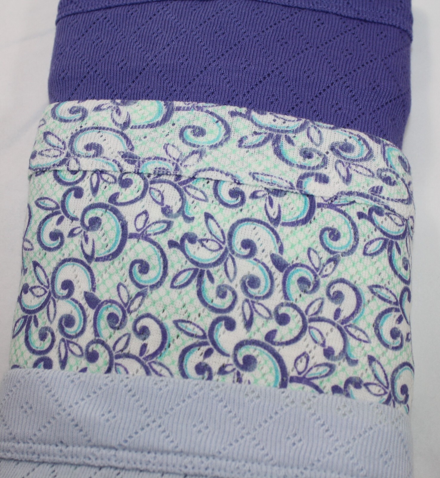 New 3 pk JOCKEY 100% combed cotton HIPSTERS BREATHABLE comfort LT BLUE LILAC 8
