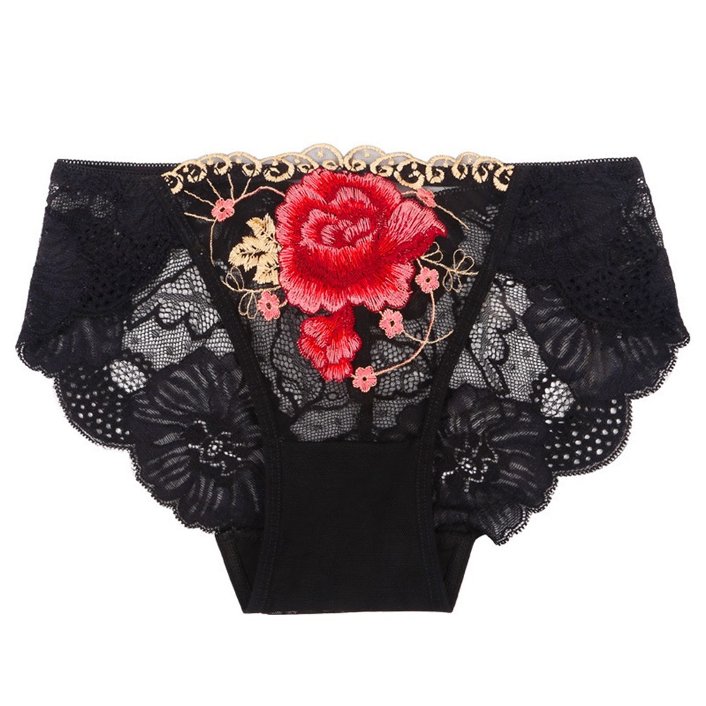 Female Panties Sleepwear Underwear Wetlook Briefs Lace Panties Patchwork