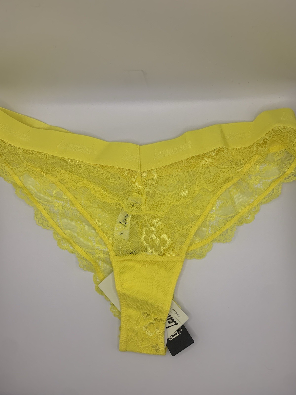 Lemonade Dolls Lace Brazilian Yellow M 14-16 BNWT Freepost
